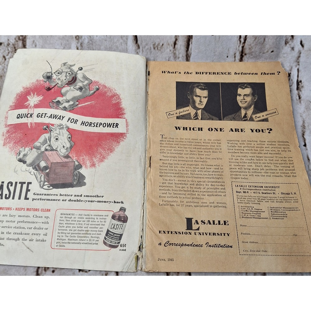 Vintage June 1945 Science and Mechanics Magazine Train of the Future DIY Plans - Picture 4 of 10